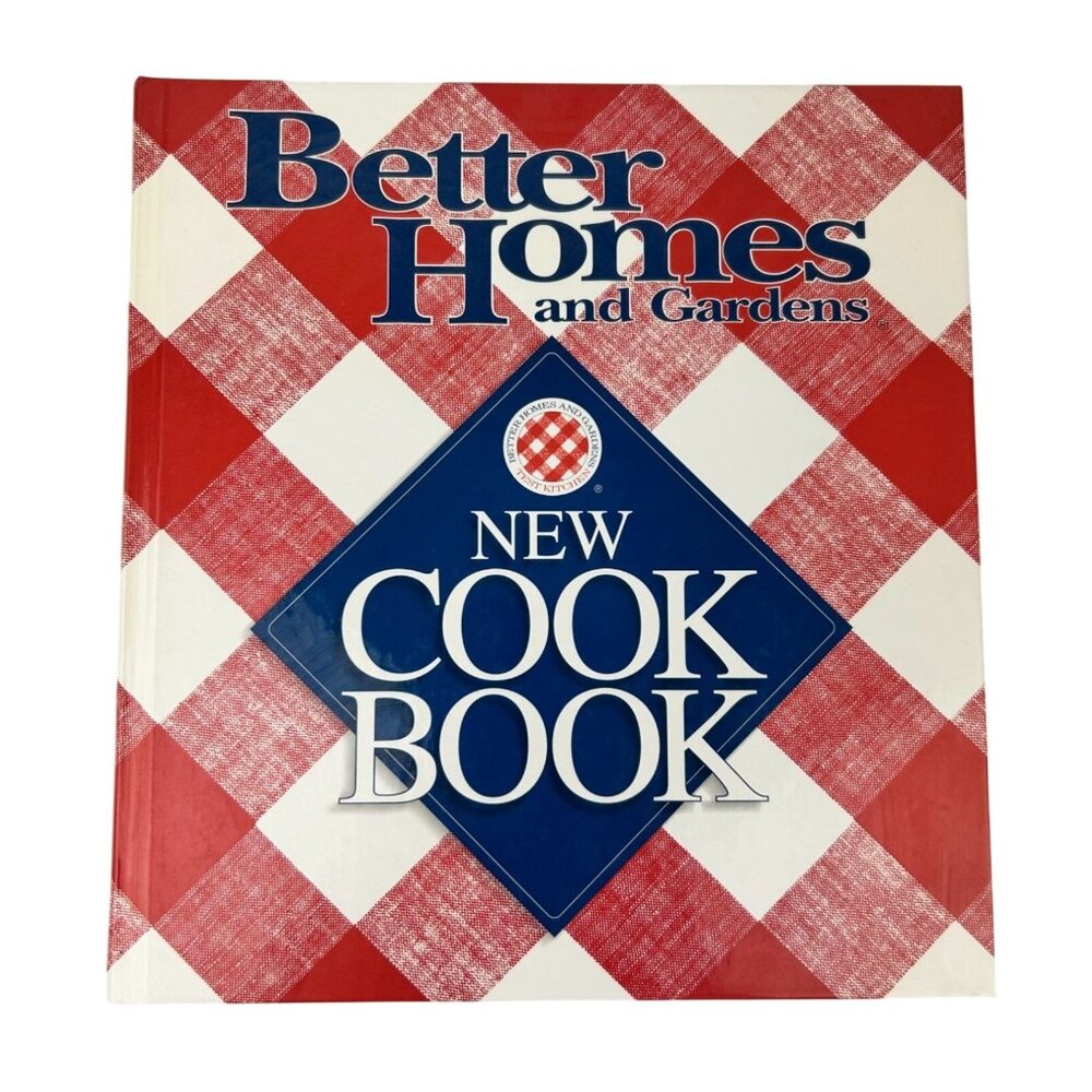 Better Homes and Gardens New Cook Book Red 1996 Recipes Kitchen Hardcover VTG